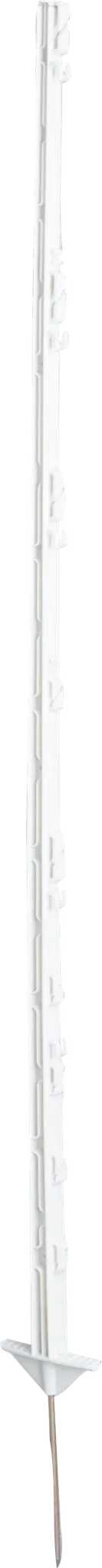 Kunststoffpfahl 1,55 m, 9 Drahthalter + 3 Seilhalter (10 Stück / Pack)