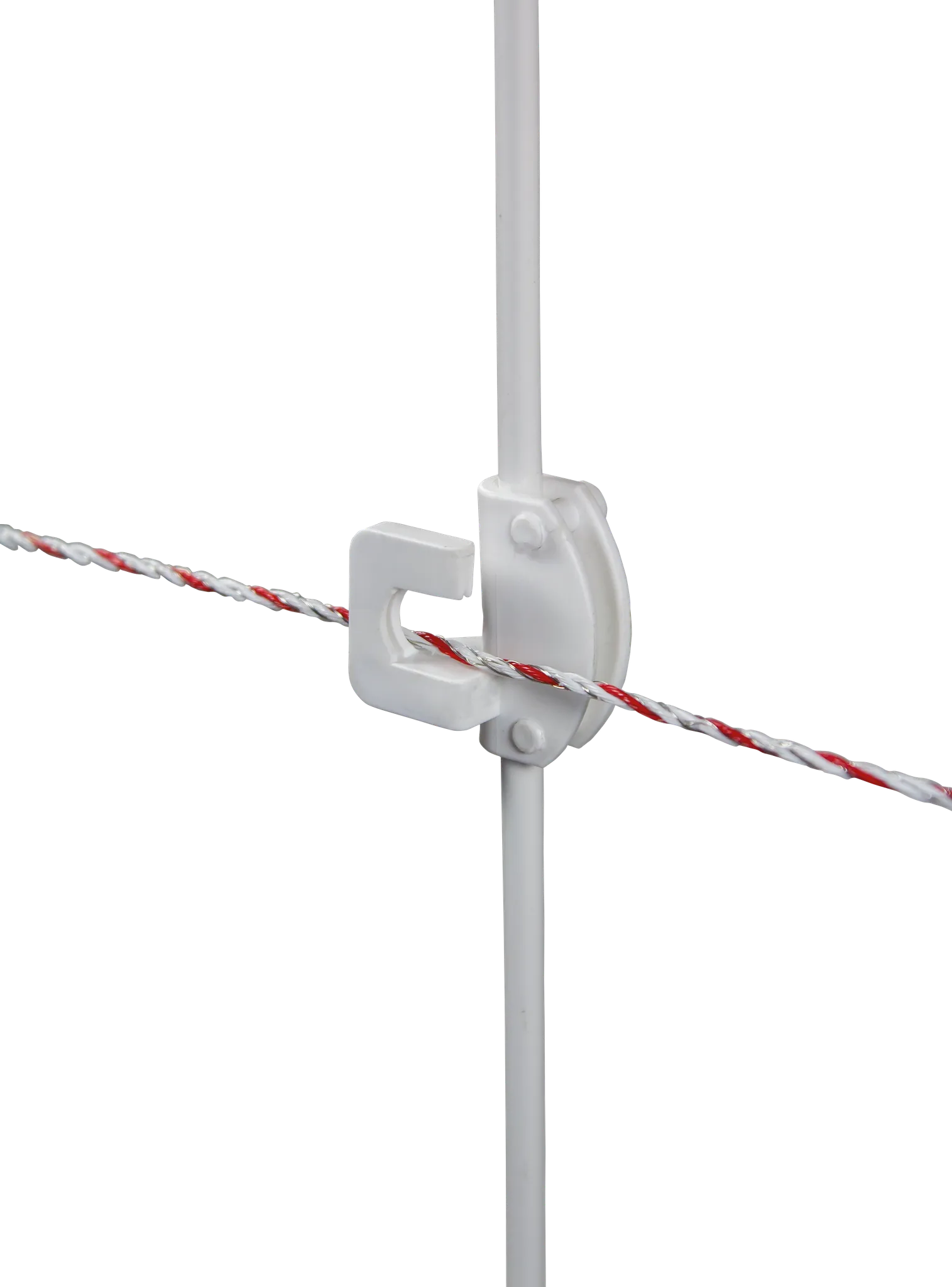 DrehFix Federstahlpfahl, 1,13 m mit 2 Isolatoren (10 Stück / Pack)