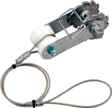 Ratschenspanner mit Isolator und Seil (2 Stück / Pack)