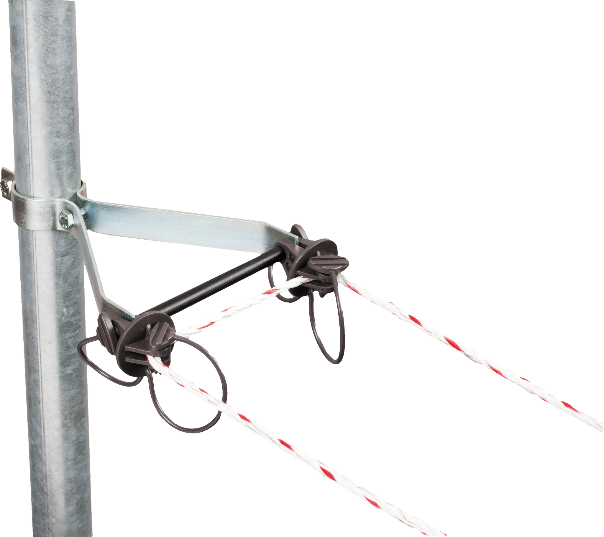 Abstands-Isolator-Torset, zur Elektrifizierung von fixen Weidezauntore