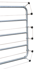 Abstands-Isolator-Torset Herdenschutz für verstellbare Profi-Weidezauntore