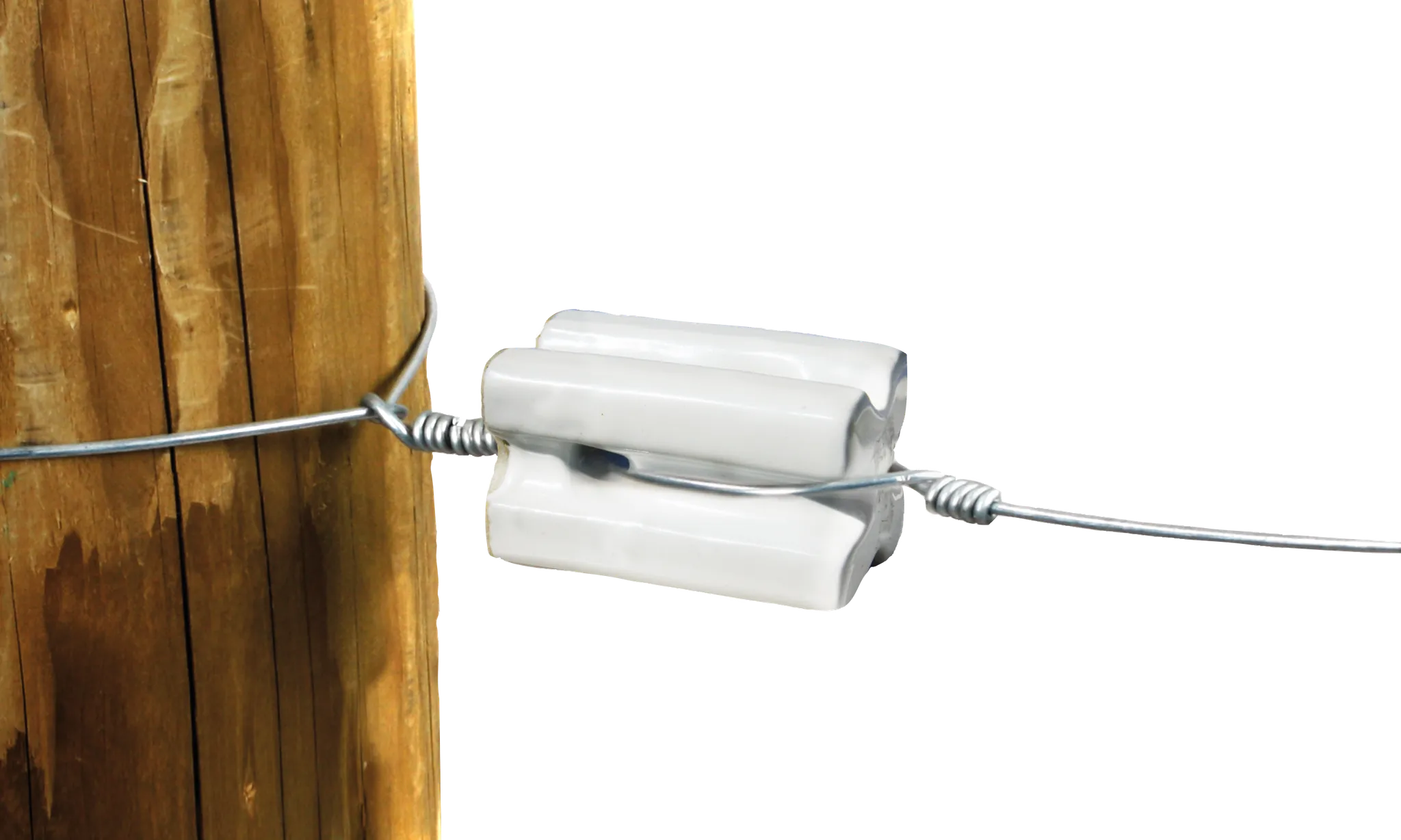 Porzellan-Zugisolator, für hohe Zugkraft (Eimer mit 50 Stück)