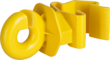 Ringisolator für T-Pfosten gelb (25 Stück / Pack)