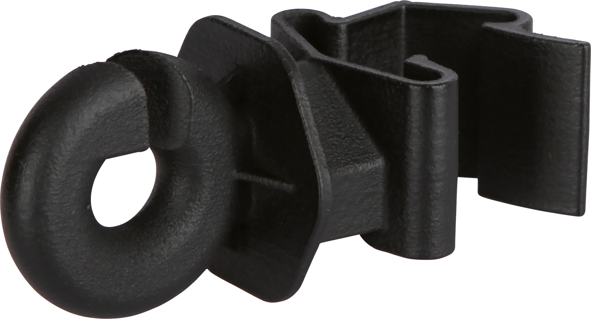Ringisolator für T-Pfosten schwarz (25 Stück / Pack)