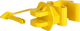 Standard-Isolator mit Stift, gelb, für T-Pfosten (Karton mit 500 Stück)