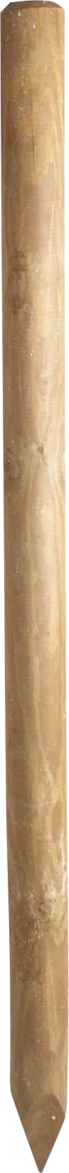Holzpfosten, 2,00 m, imprägniert, gespitzt, d= 7 cm