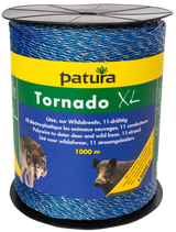 Tornado XL Litze, 1000 m Rolle 8 Niro 0,20 mm, 3 Cu 0,30 mm, blau