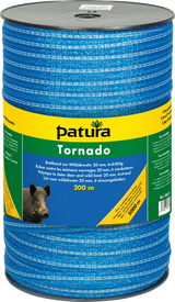 Tornado Breitband 20 mm, 200 m Rolle 5 Niro 0,20 mm, 1 CU 0,30 mm, blau