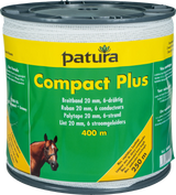 Compact Plus Breitband 20mm, 400 m Rolle 6 Niro 0,20 mm, weiss