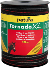 Tornado XL Breitband 40 mm, 200 m Rolle 11 Niro 0,16mm, 3 Cu 0,30mm, braun