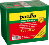 Super-Alkaline Weidezaun-Batterie 9 V / 200 Ah