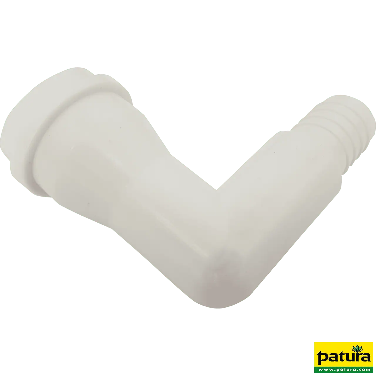 Winkelstutzen PVC, IG 3/4", Schlauchstutzen Ø 19 mm, passend für Farmdrinker-Ventil