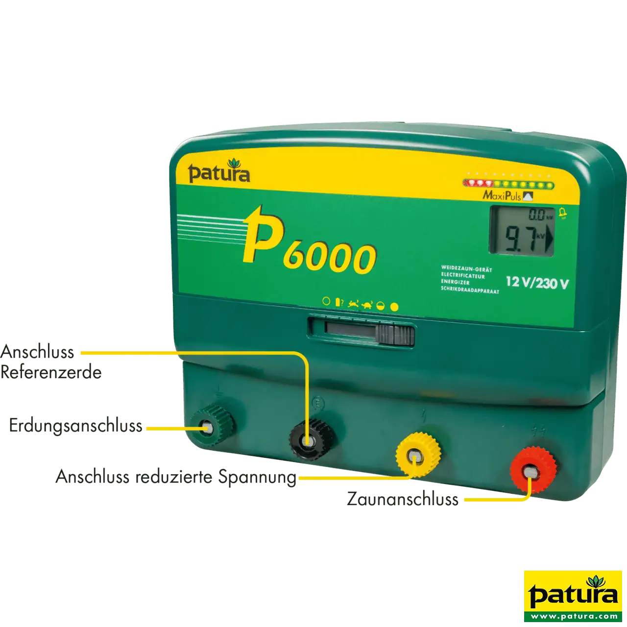 P6000, Multifunktionsgerät 230V / 12V MaxiPuls-Technologie, 15 Joule