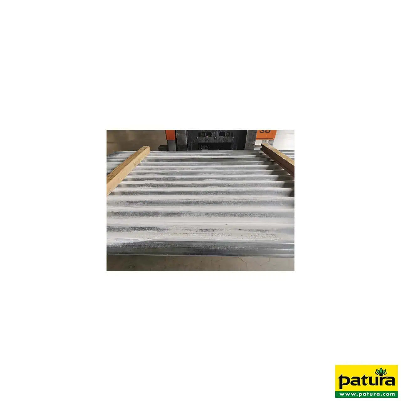 Dachblech, 3,00 m Länge, 0,90 m Breite, für Großballenraufe und Heudoppelraufe