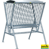Pferderaufe, Fressgitterabstand 6 cm, Fresshöhe 79 cm, 1,45 x 1,35 x 1,85 m