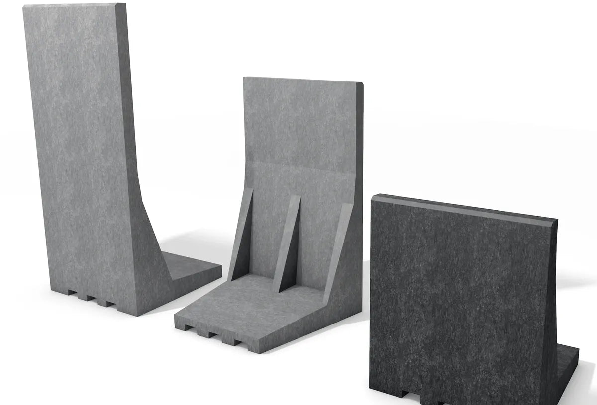 L-Stein aus Recyclingmaterial