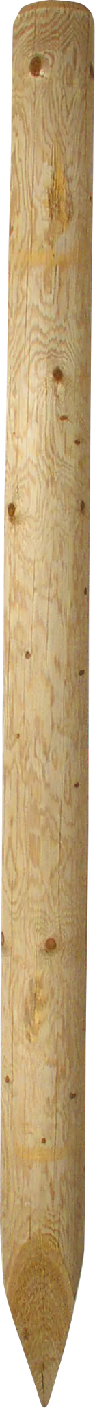 Holzpfosten, 2,00 m, imprägniert, gespitzt, d= 10 cm