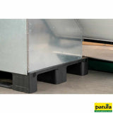PATURA Weidezaun-Komplettsystem P 8000, Sicherheitsbox XXL, Solarmodul 480 W, 4 x 200 Ah Super-Vlies-Akku