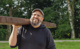 Balken aus Recyclingmaterial