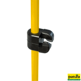 Kunststoffisolator schwarz, für 10 mm Glasfiberpfähle (25 Stück/Pack)