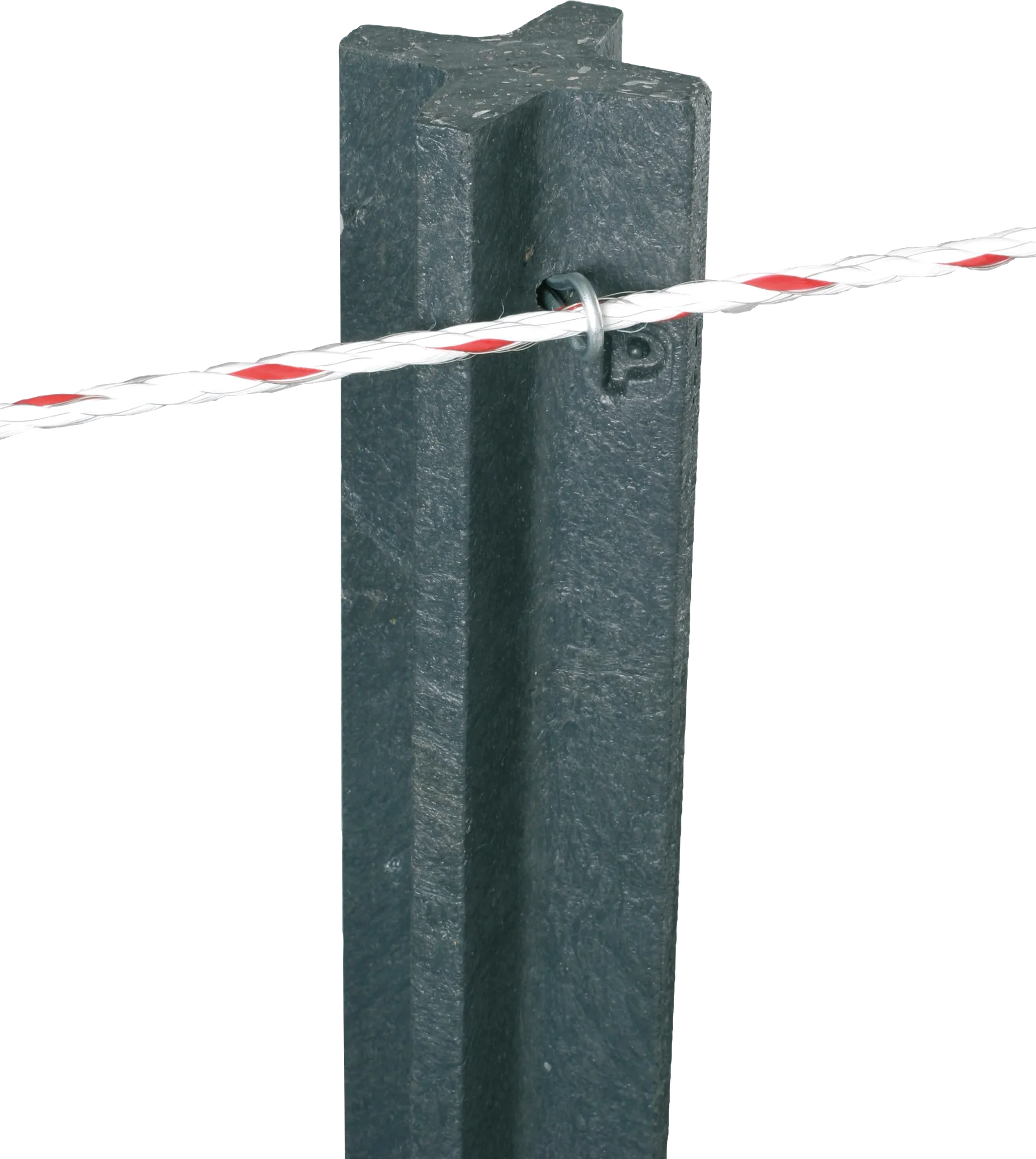 Kunststoff-Pfosten 1,50 m Kreuzprofil, gespitzt