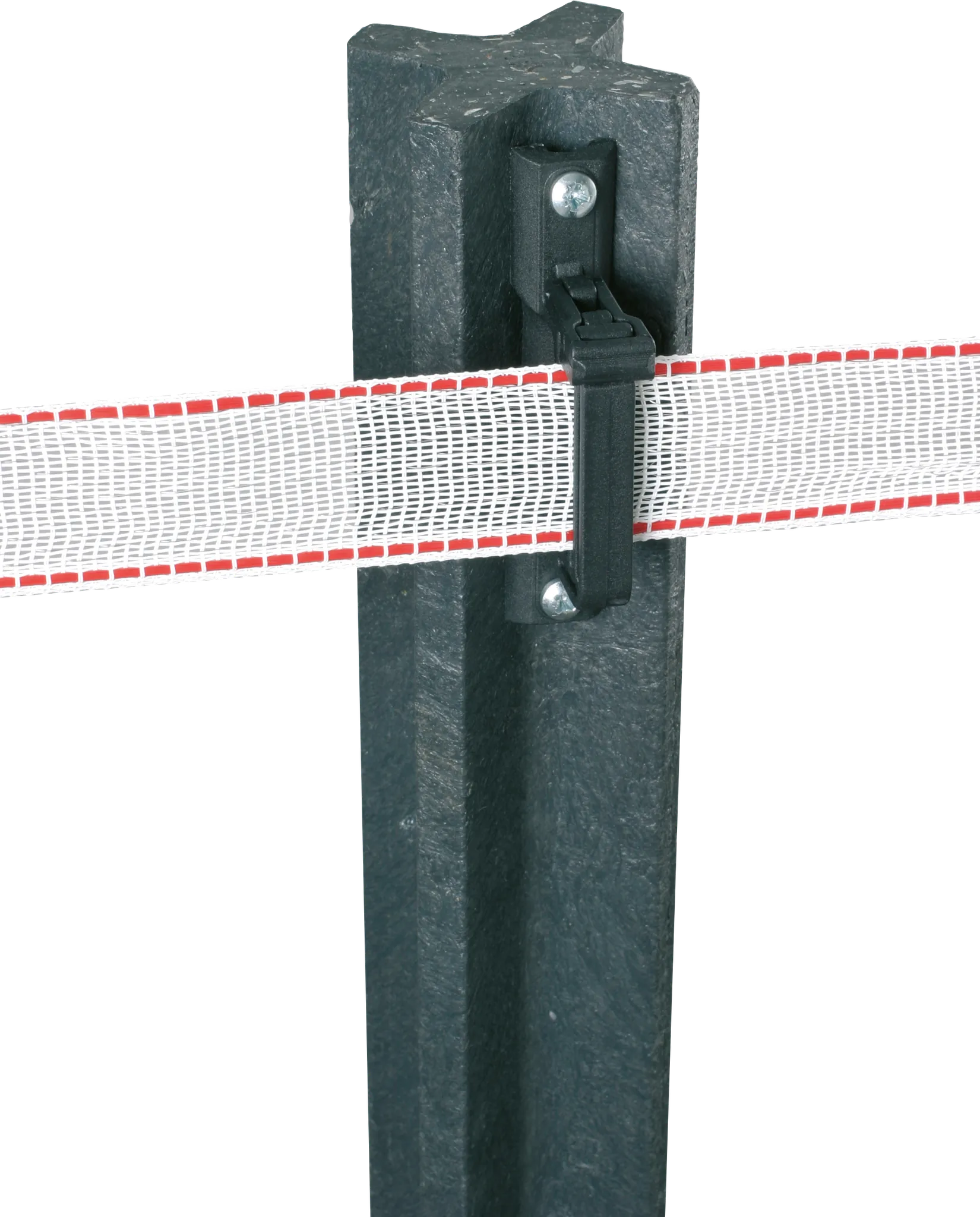 Kunststoff-Pfosten 1,85 m Kreuzprofil, gespitzt