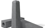 Grenzstein aus Recyclingmaterial