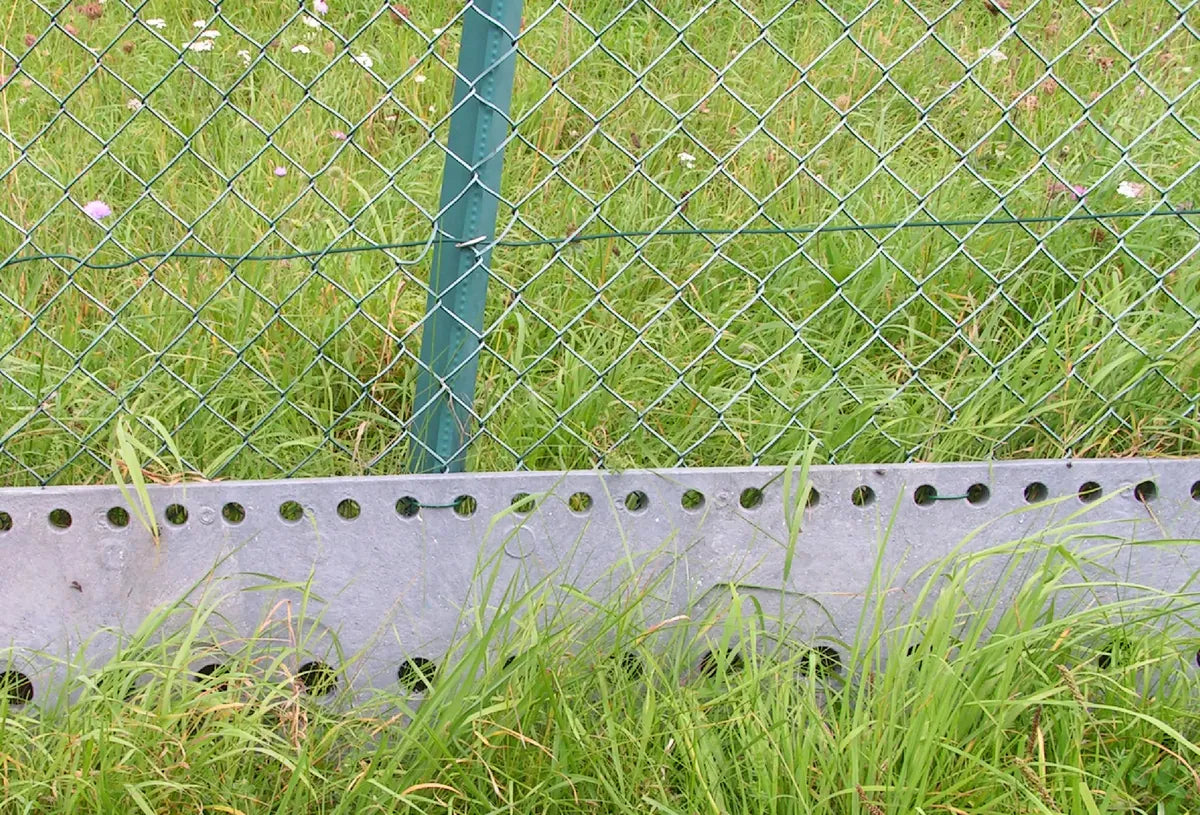 Untergrabungsschutz aus Recyclingmaterial