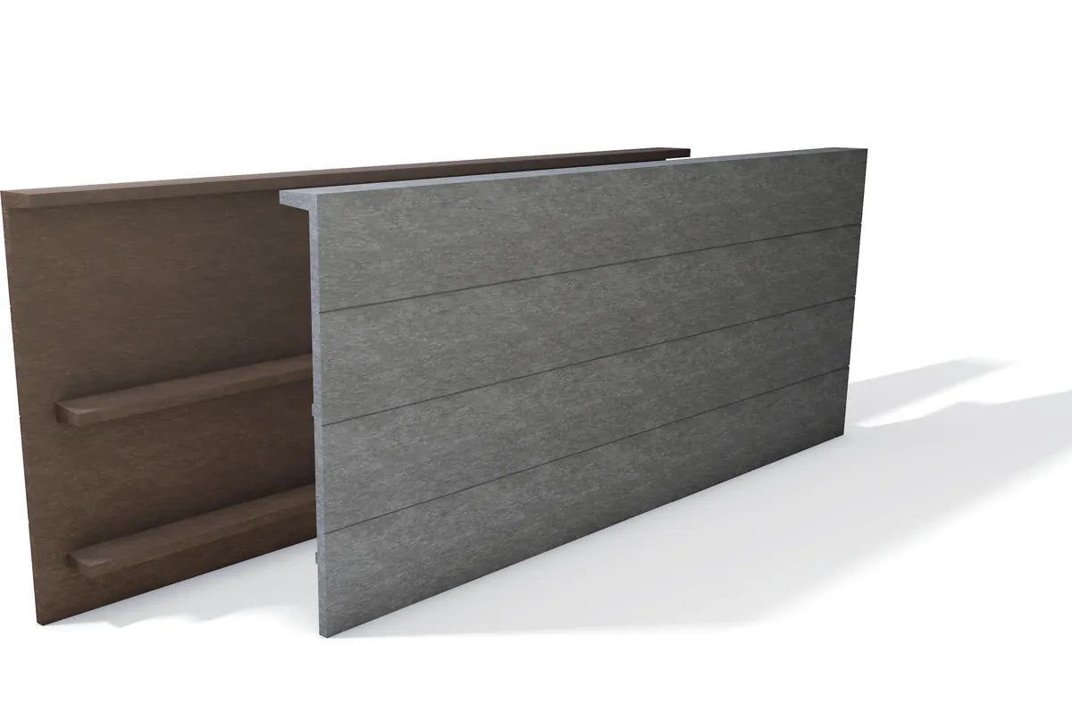 Amphibienschutz / Uferbefestigung aus Recyclingmaterial