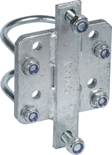 Adapter für Riegelverschluss Weidetor an Pfosten d= 102 mm