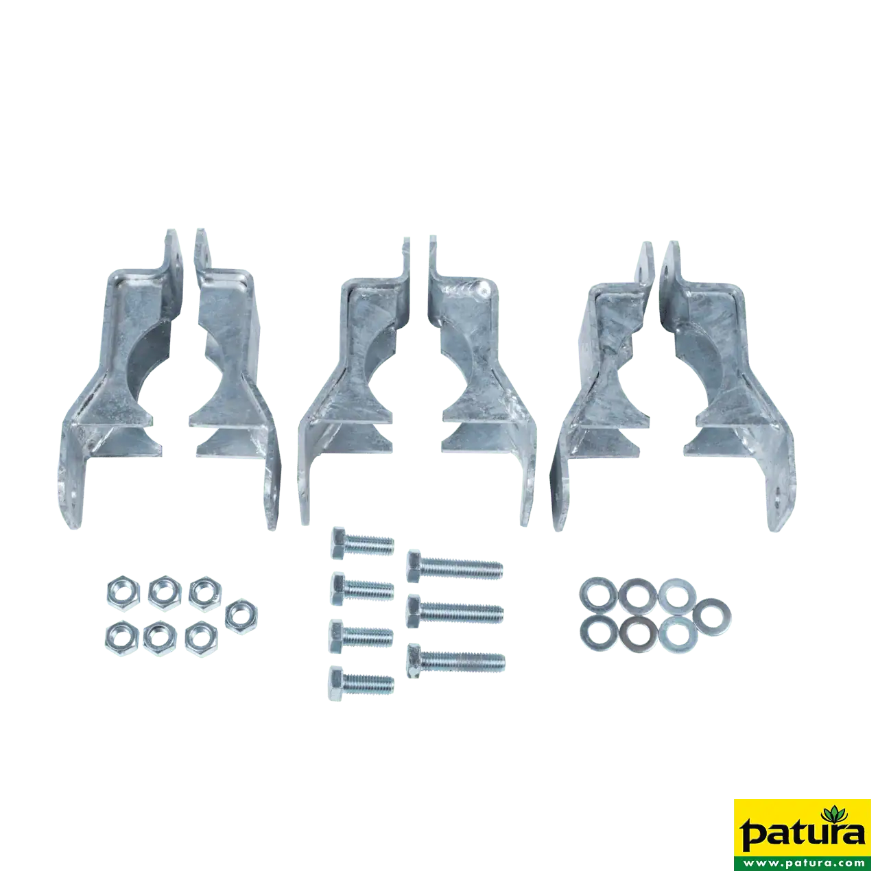 Halter für Schwingbürste MIDI und MAXI für Rundpfosten d= 102 mm