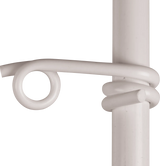 Kunststofföse weiß, f. Litzen/Seile für Pfähle mit 19 mm (25 Stück/Pack)