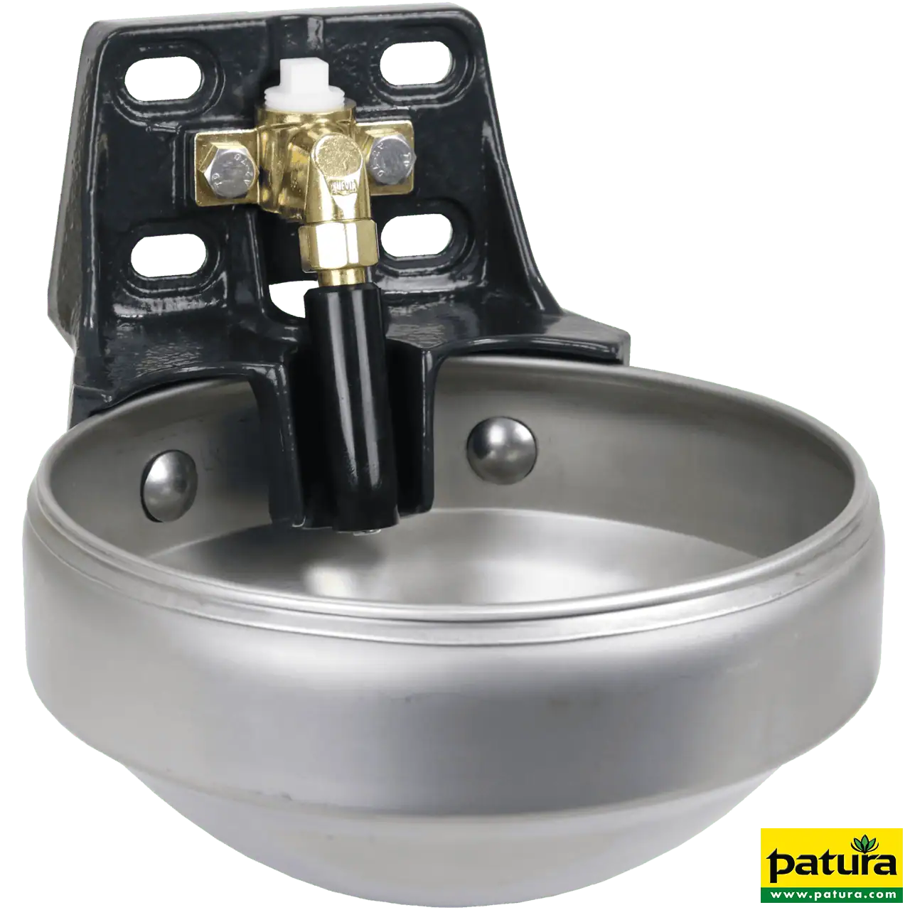 Edelstahl-Rohrventilbecken Mod. 1200 mit 3/4" Edelstahlventil