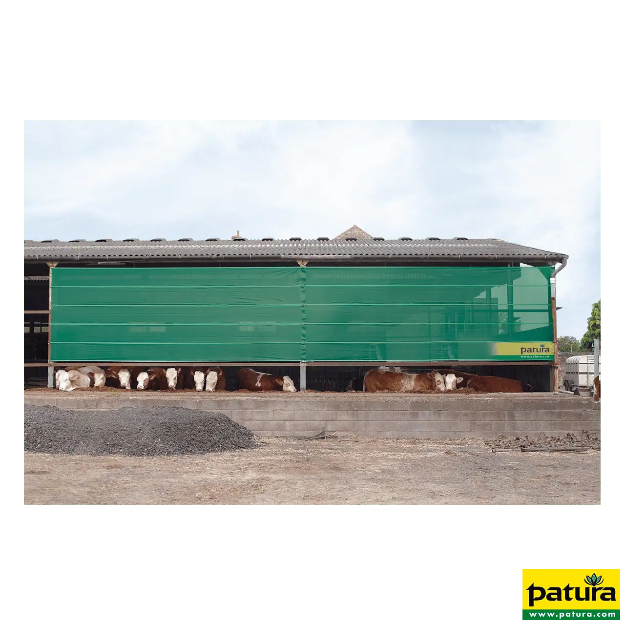 Windschutz-Spannpanel, 3,00 m Höhe, 10,70 m Breite