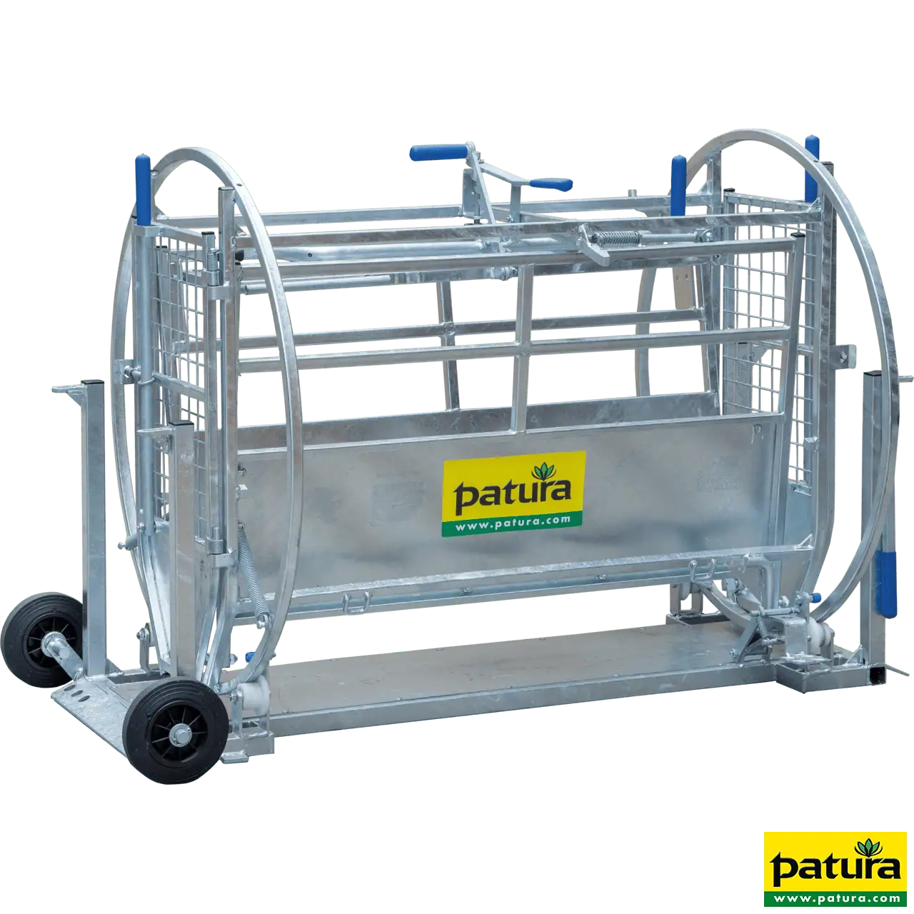 Wendebox für Schafe verzinkt, inkl. Fahrwerk