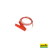 Zaunanschlußkabel, rot, Edelstahlklemme und 3 mm Stift (1 Stück / Pack)