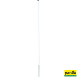 Kunststoffpfahl 1,06 m rund, weiß,d=19mm verz. Einzelspitze (10 Stück / Pack)