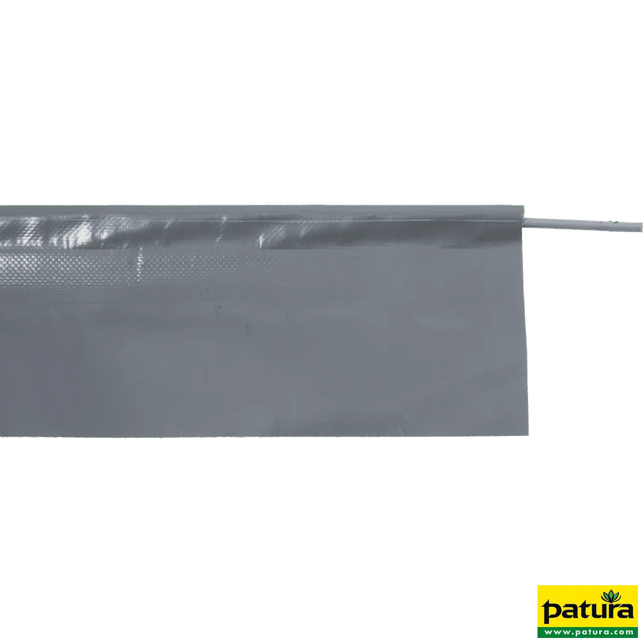 Bodenabschlusslippe mit Kederschnur, Höhe 14 cm, grau, pro Meter