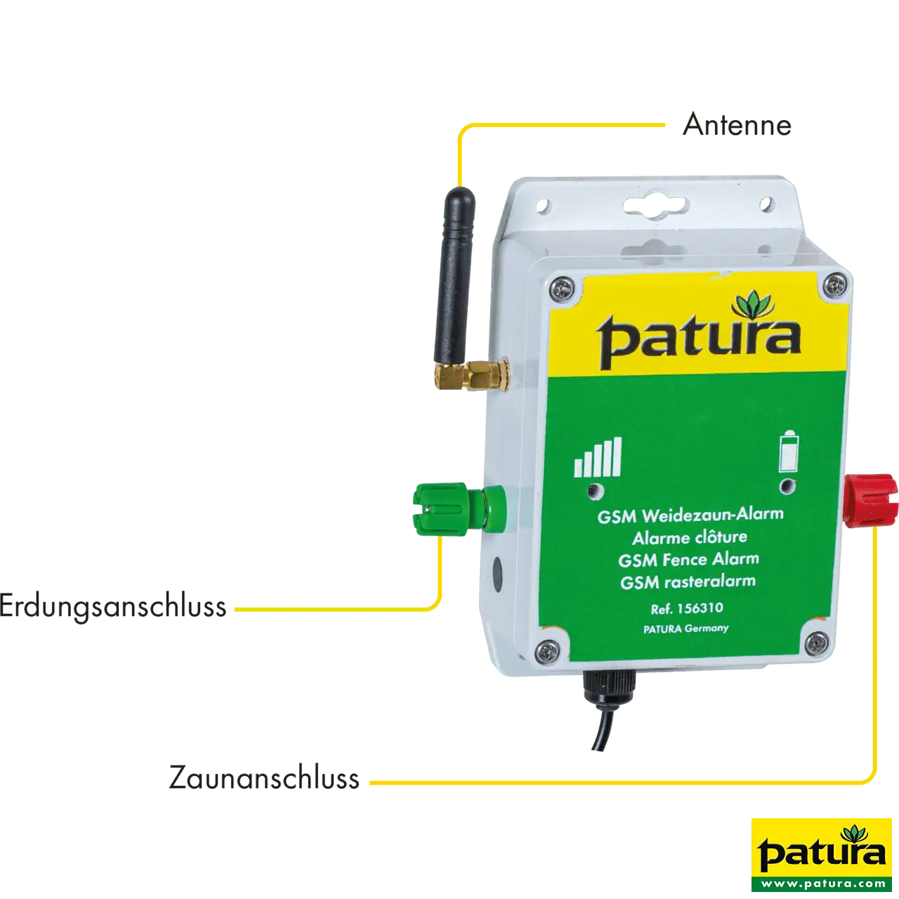 PATURA GSM-Weidezaun-Alarm