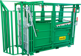 Behandlungsstand A6000 mit Heckschiebetür, Fangkorb 2-flügelig