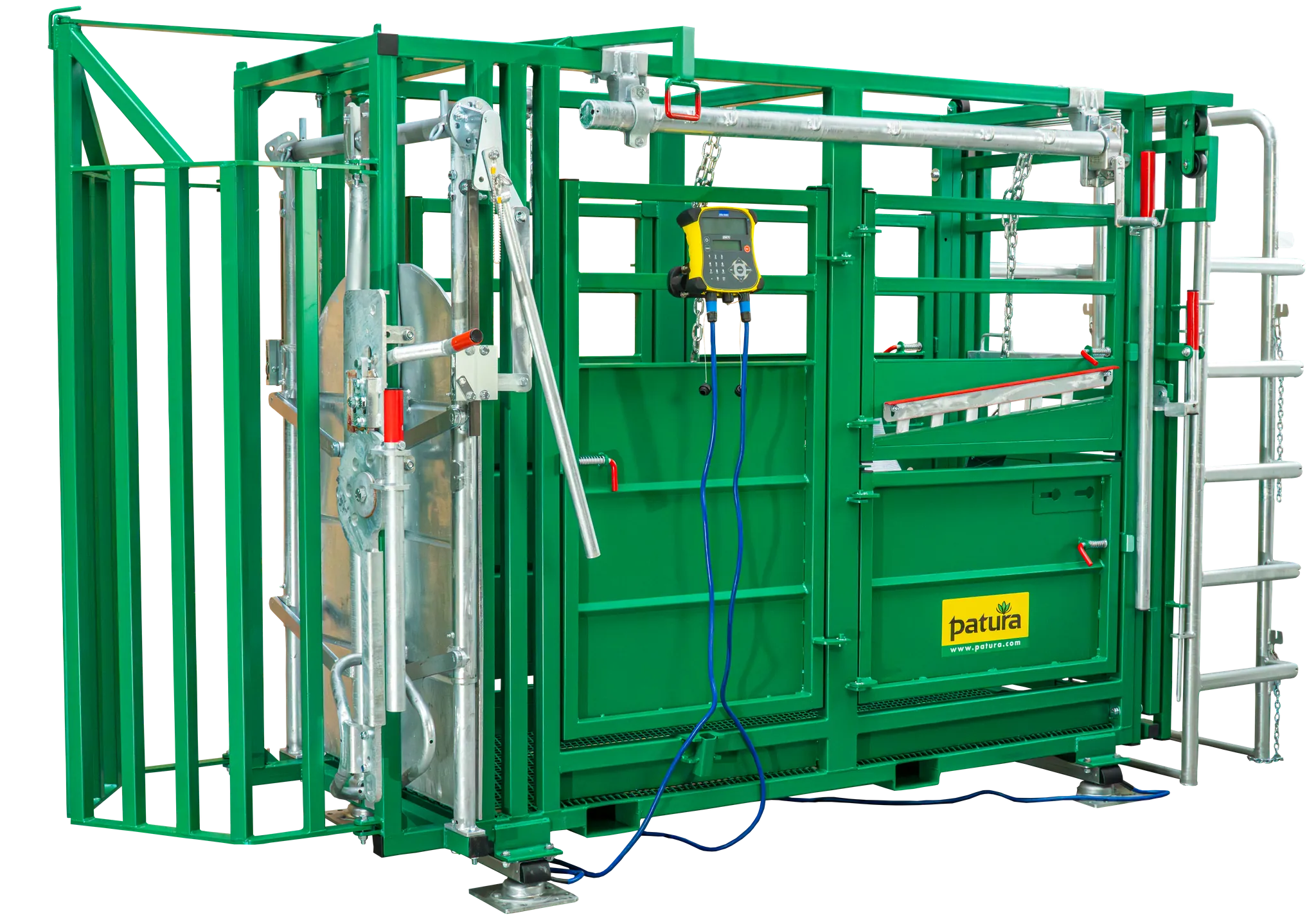 Behandlungsstand A6000 mit Heckschiebetür, Fangkorb 2-flügelig