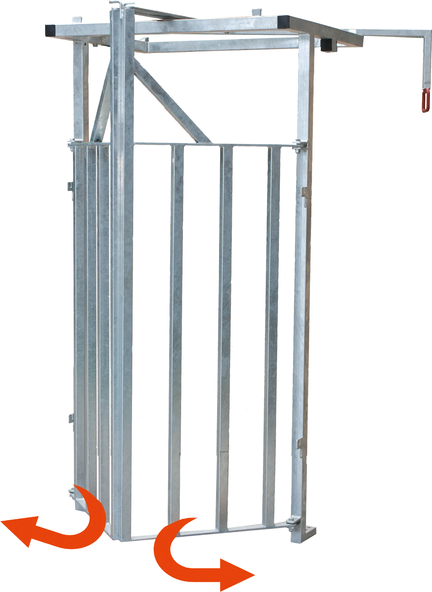 Fangkorb, zweiflügelig mit seitlicher Bedienung