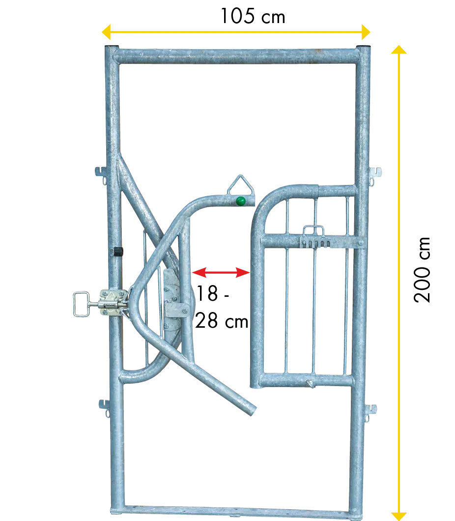Fanggitter zur Tierbehandlung