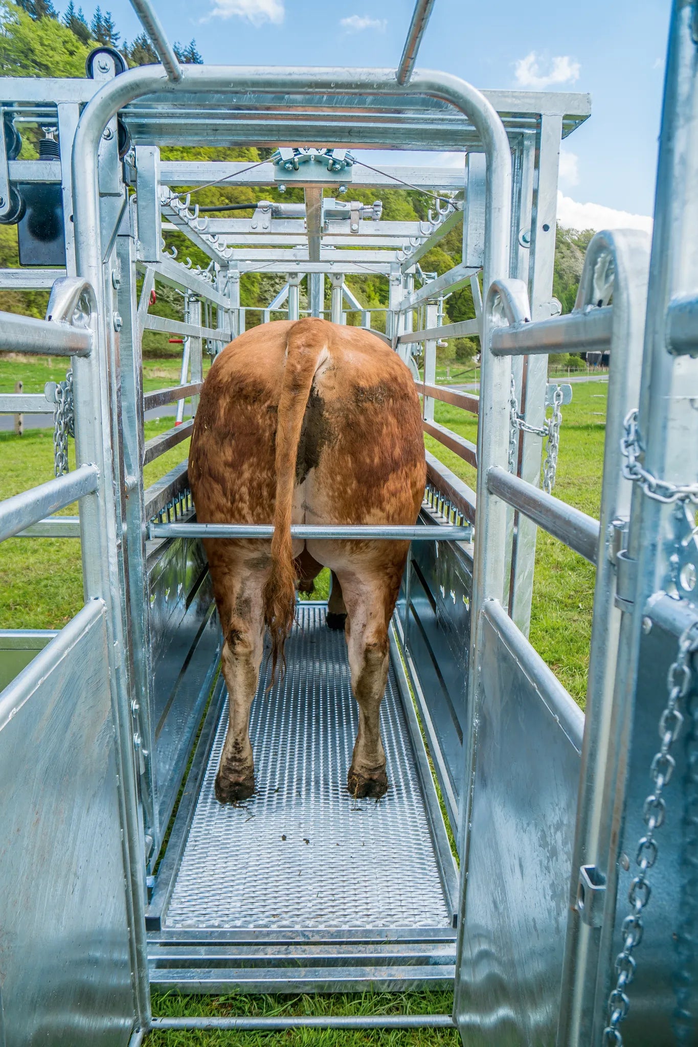 Behandlungsstand A8000 mit Seitenverengung, Heckschiebetüre