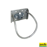 Schutzbügel, verzinkt, für Bullennuckel Modell 326, inkl. Wandwinkel Modell 328, 10° Neigung, ½" IG