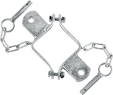 Schelle Quadrat 90 mm, 2 Halter, vz