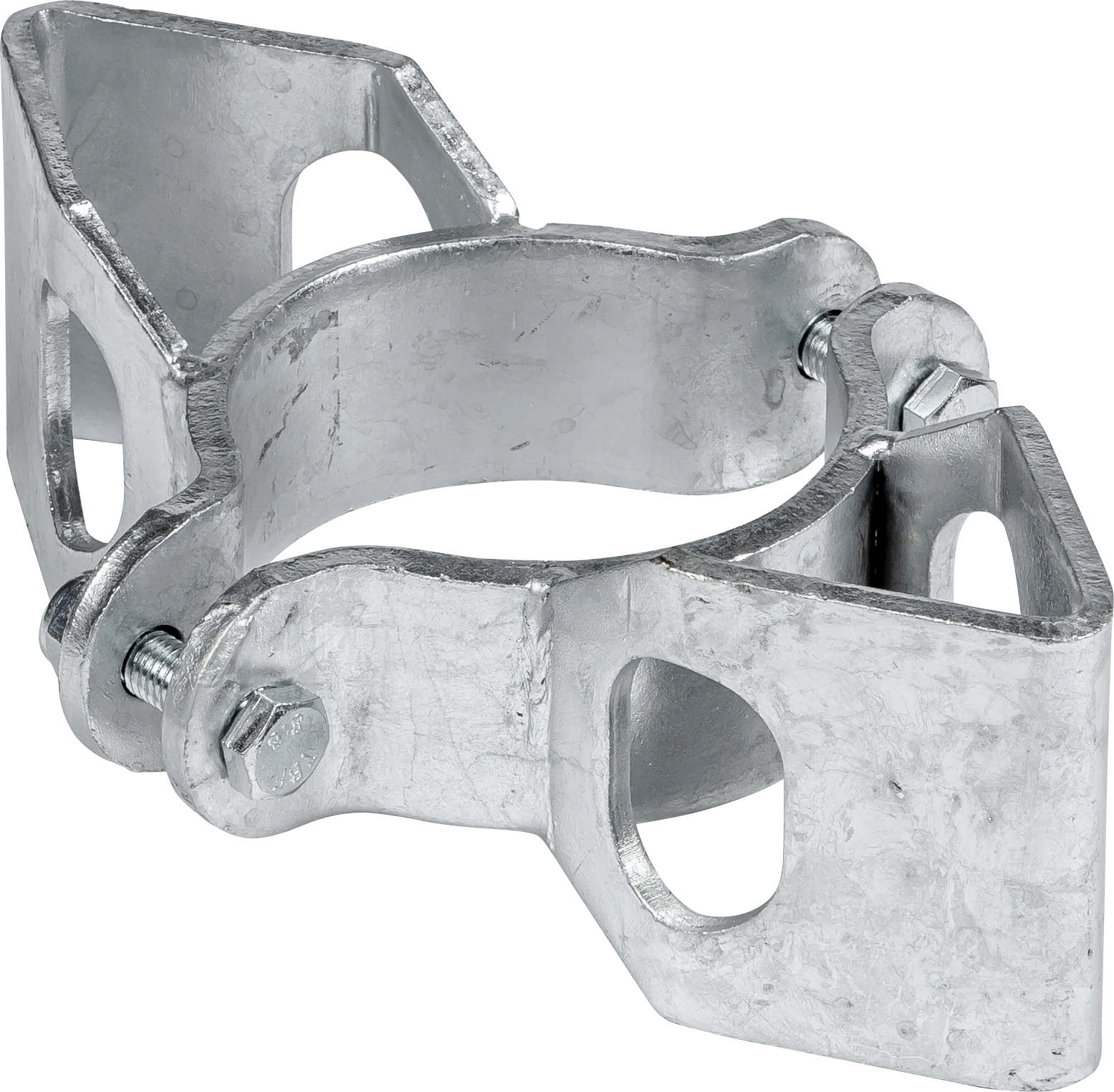 Schelle d=102 mm, mit 2 Riegelhalter RS parallel