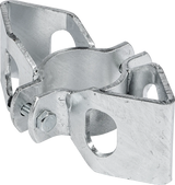 Schelle d= 76 mm, 2 Riegelhalter RS, parallel