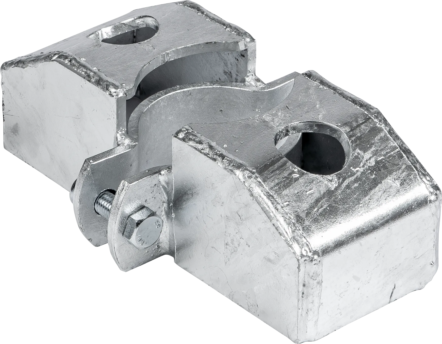 Schelle d= 76 mm, 2 Riegelhalter TS parallel