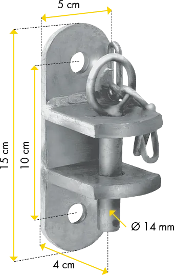 Anschraubteil, einfach, vz